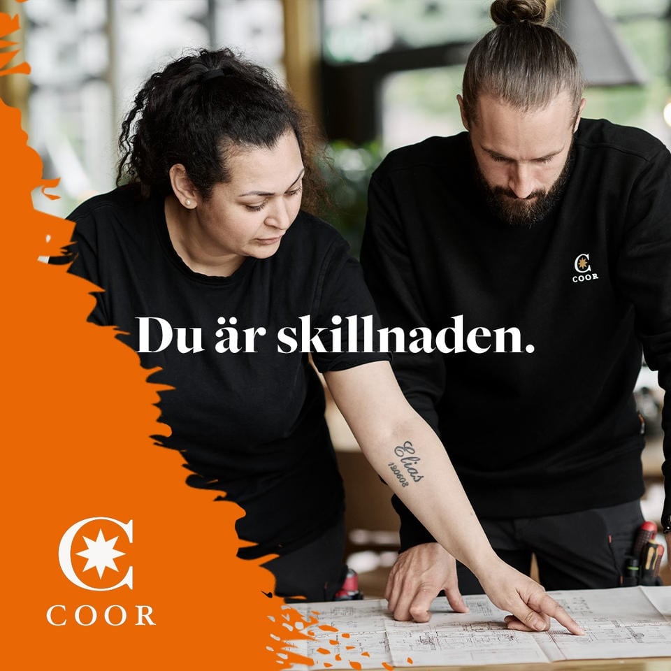 En bild som visar en manlig medarbetare på Coor | Coor