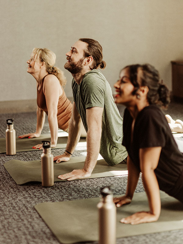 Hälsa yogaövning